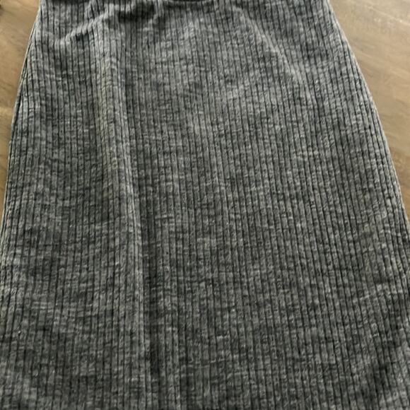 One Teaspoon Gray Ribbed Knit Pencil Skirt Size S - Picture 8 of 8